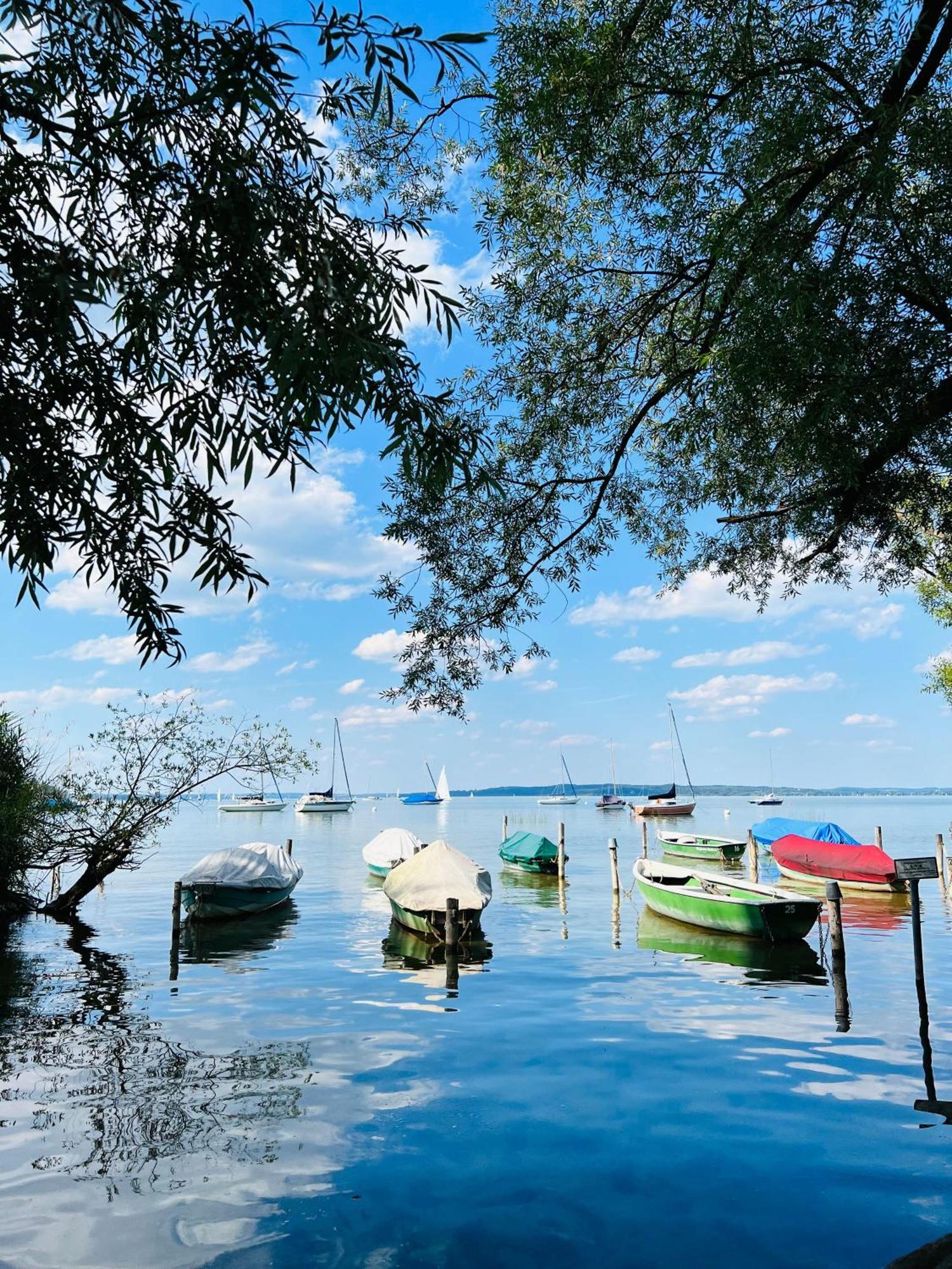 숀도르프 암 아메르제 Schlafen Im Atelier - Einzigartiges Gaestezimmer Am Ammersee 아파트 외부 사진